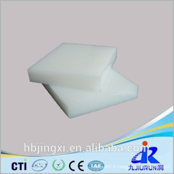 Feuille en plastique blanche industrielle de polypropylène de pp